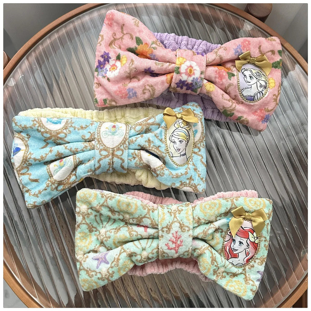 Pure Cotton Absorbent Towel Fabric Hair Ties eup Waing Face Hairba Headba Cute Design Dry Hair Towels