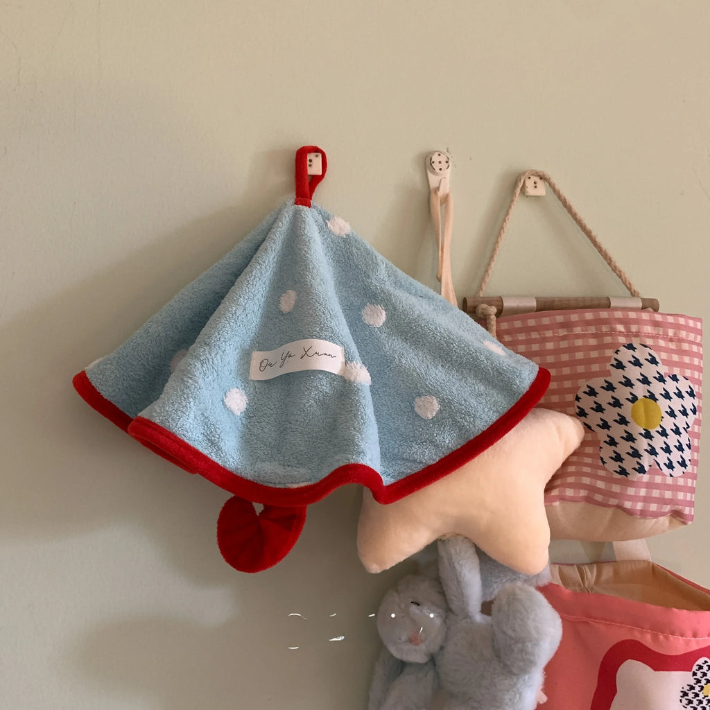 Thi Coral Fce Hand Towel Umbrella aped Kitchen Cloth Qui Dry Absorbent Happy Instant Small Rain Umbrella Towel