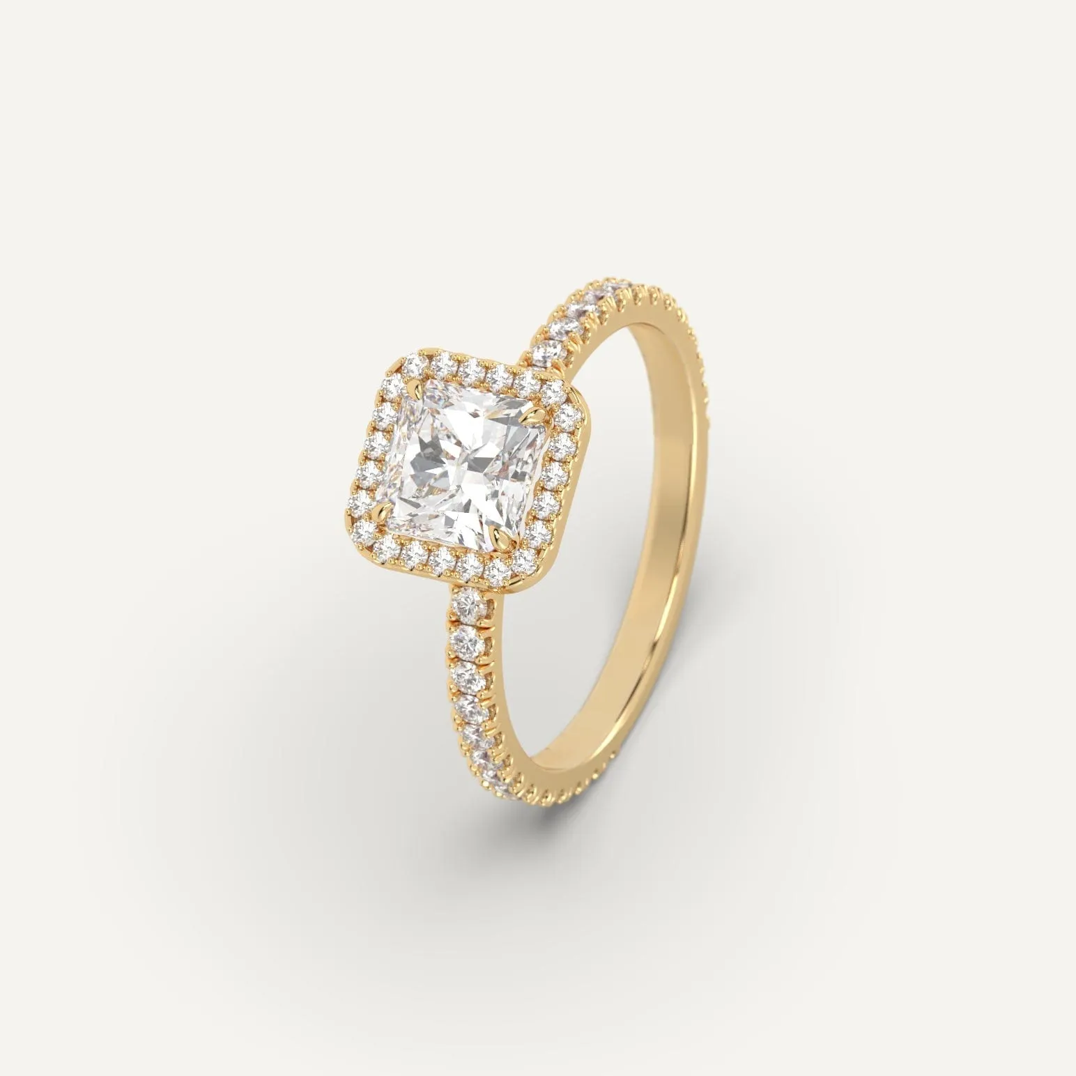 1 carat Radiant Cut Diamond Ring