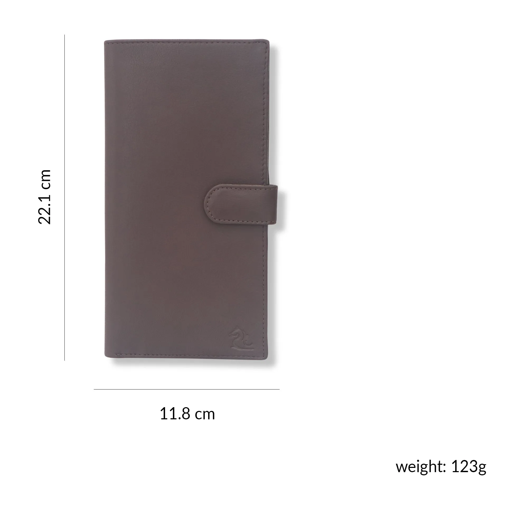 13040 Brown Passport Holder