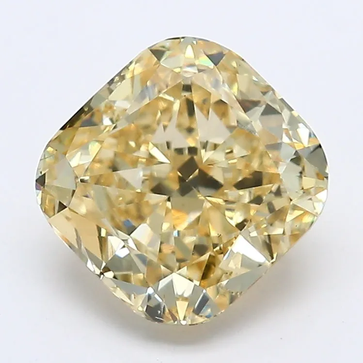 2.12Ct Intense Yellow VS2 IGI Certified Radiant Lab Grown Diamond