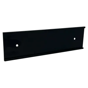 2X8 Black Metal Wall Holder