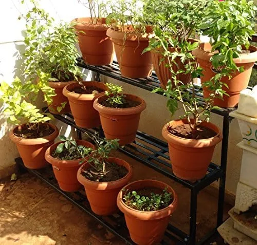 3-Step Metal Planter Stand