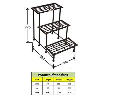 3-Step Metal Planter Stand