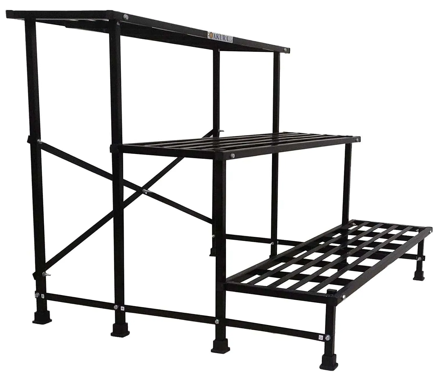 3-Step Metal Planter Stand