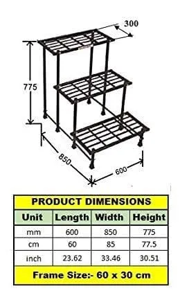 3-Step Metal Planter Stand