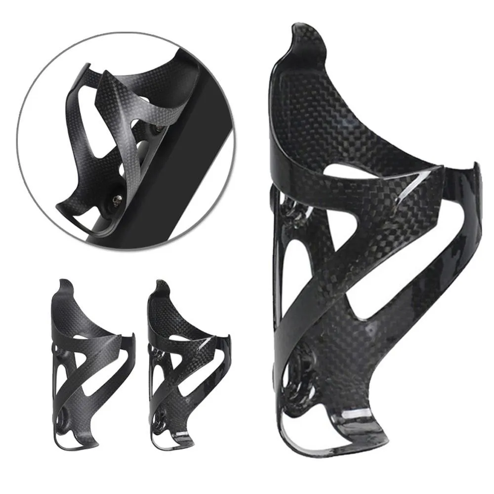 3K Carbon Fiber Bicycle Water Bottle Cage