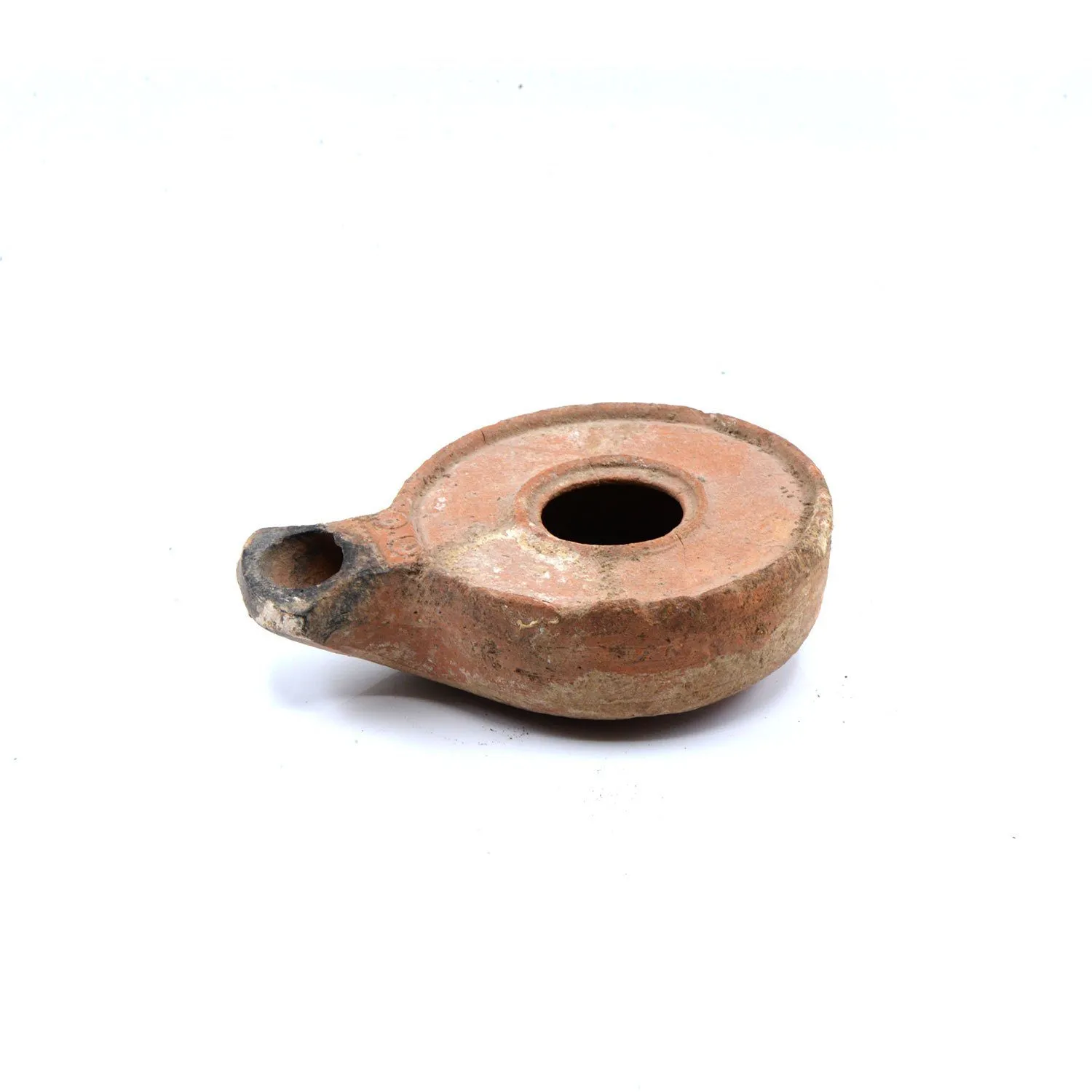 A Herodian Clay Oil Lamp, Roman Imperial Period, ca. 1st century CE