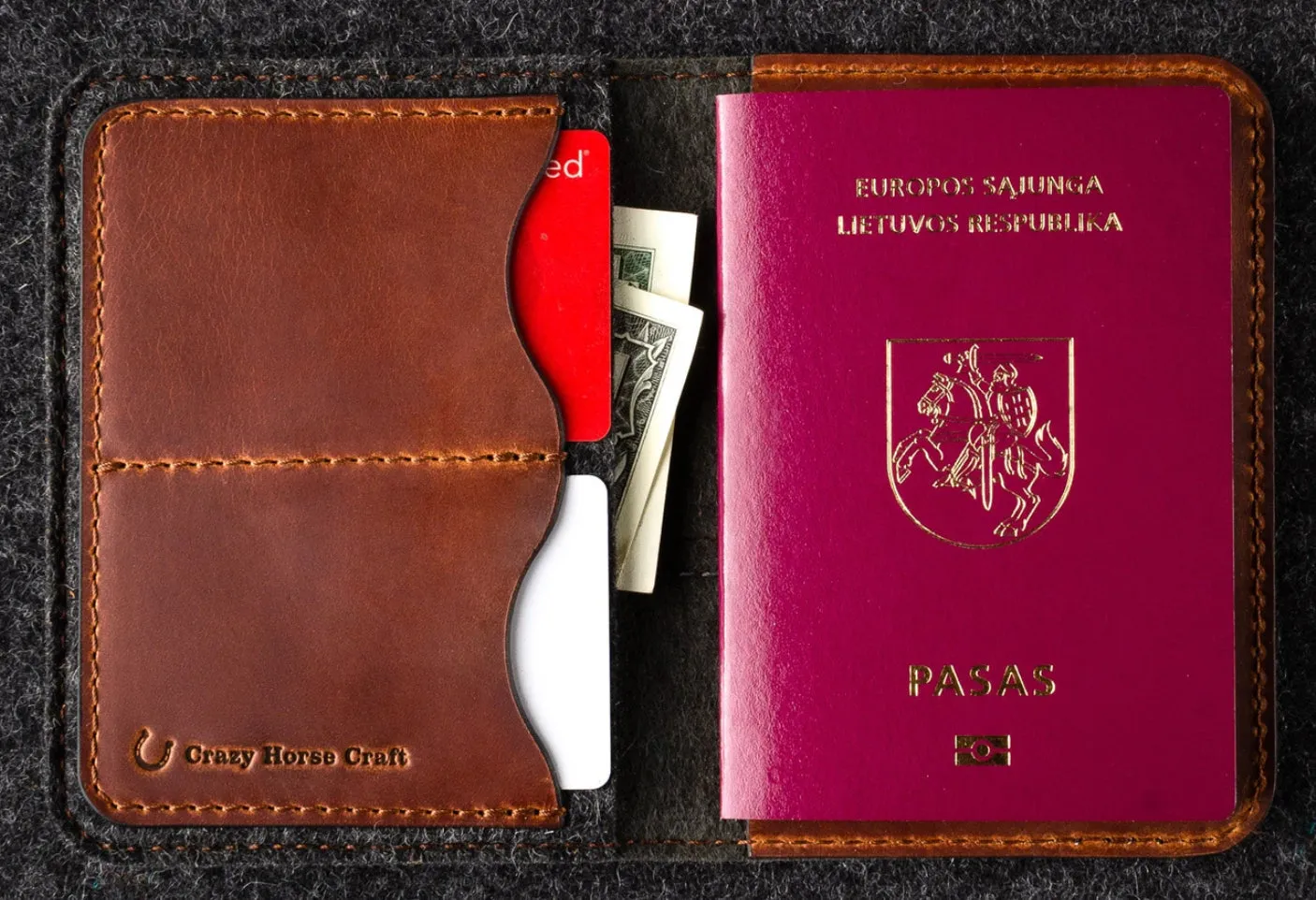 AirTag Passport Wallet