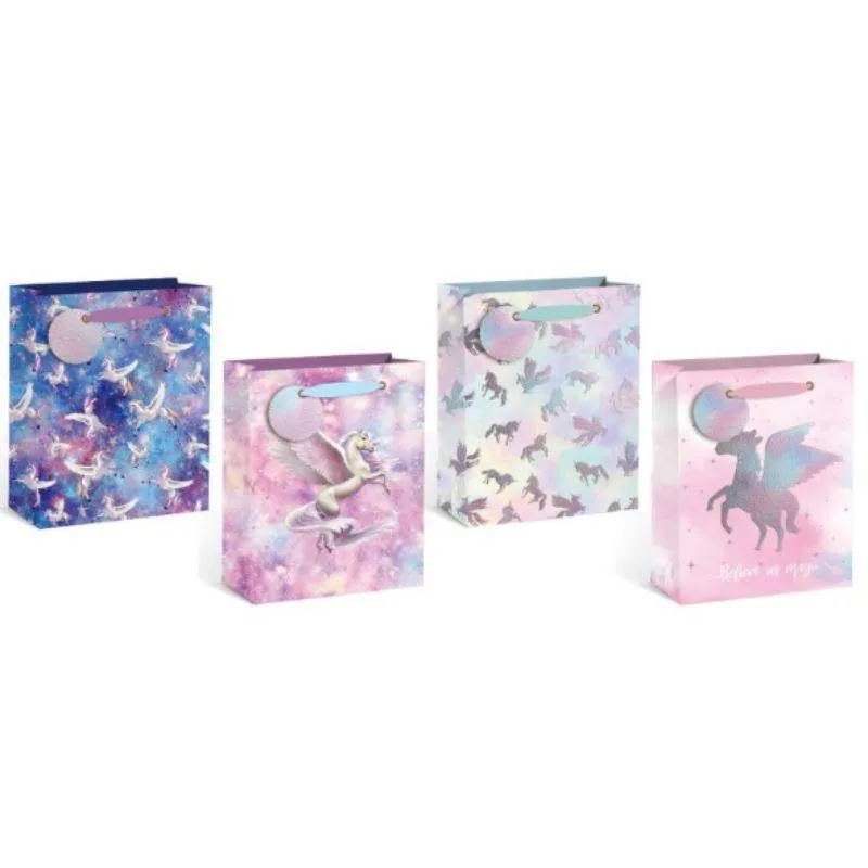 Alicorn Design Medium Gift Bag - 18cm x 23cm x 10cm