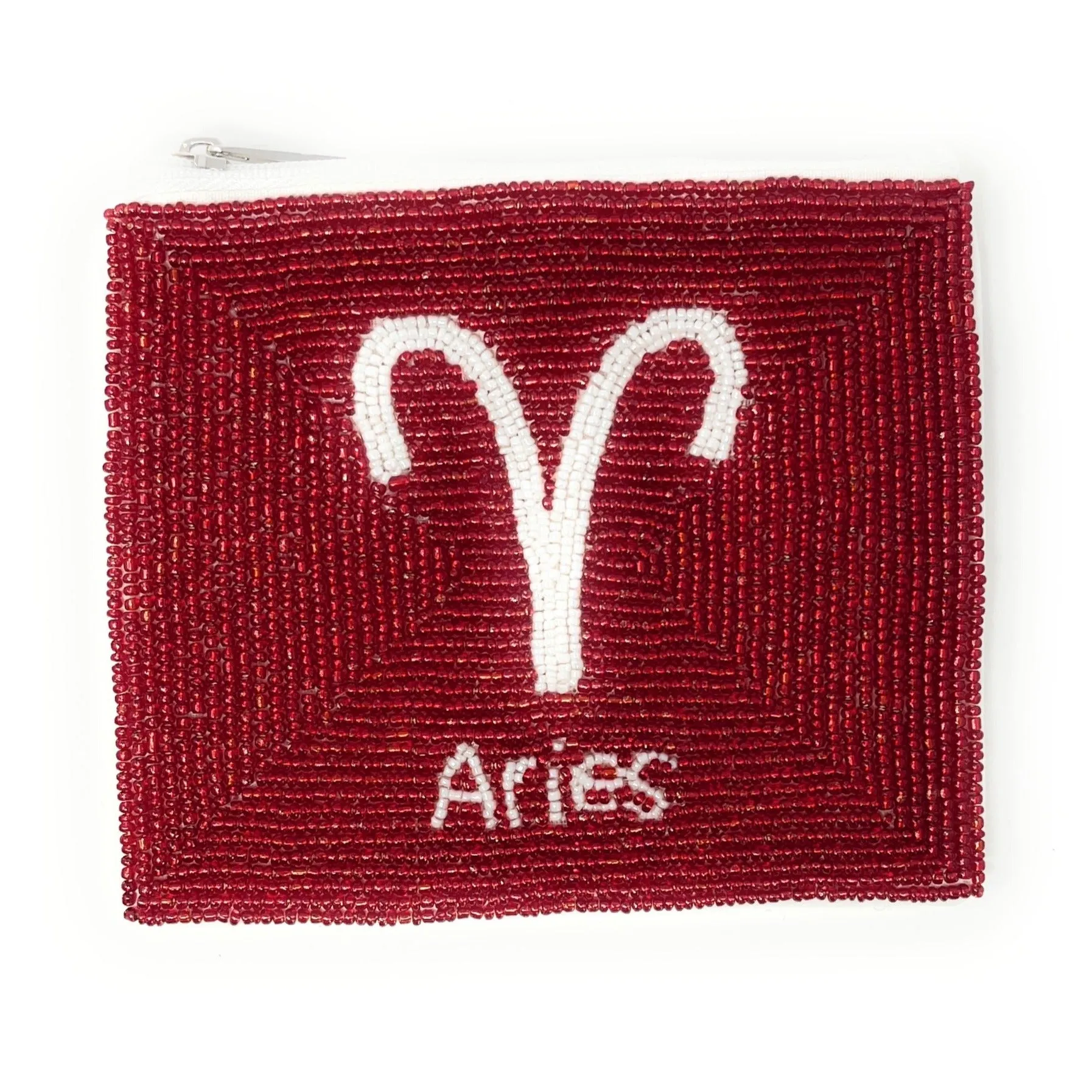 Aries Beaded Coin Purse