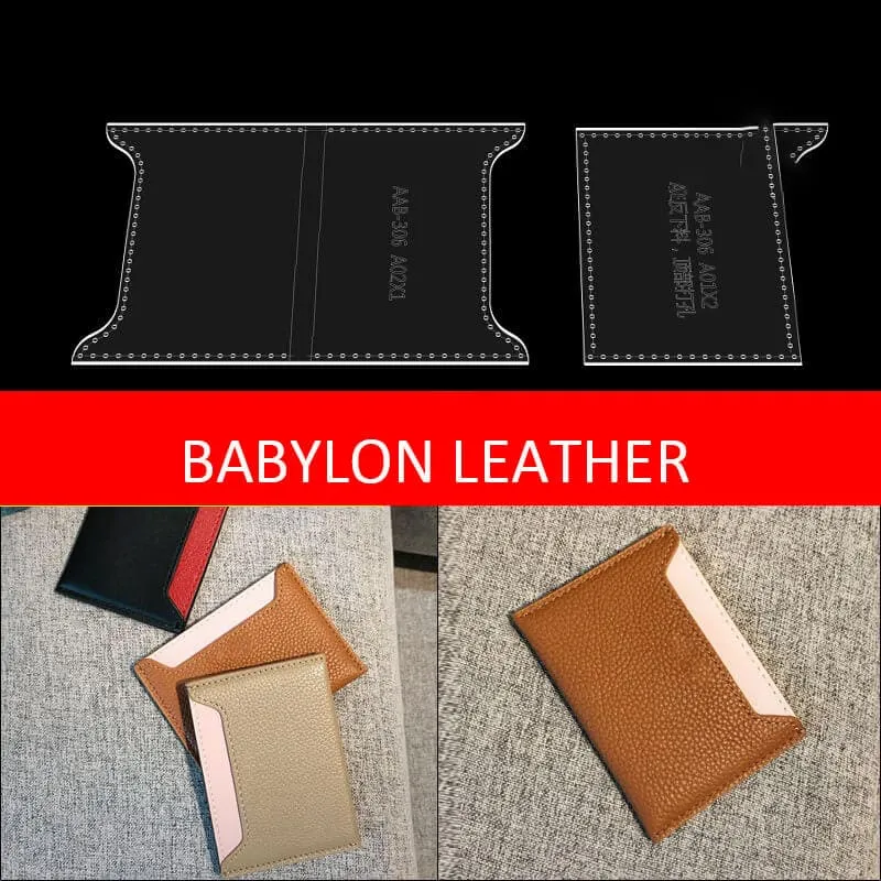 BABYLON™ Leather Cardholder DIY Gift Making Pattern AAB-306