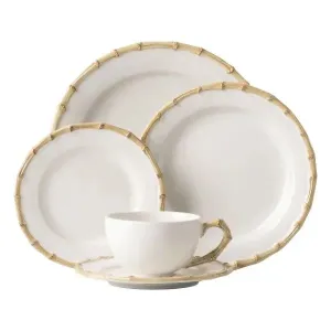 Bamboo Natural 5 Piece Place Setting