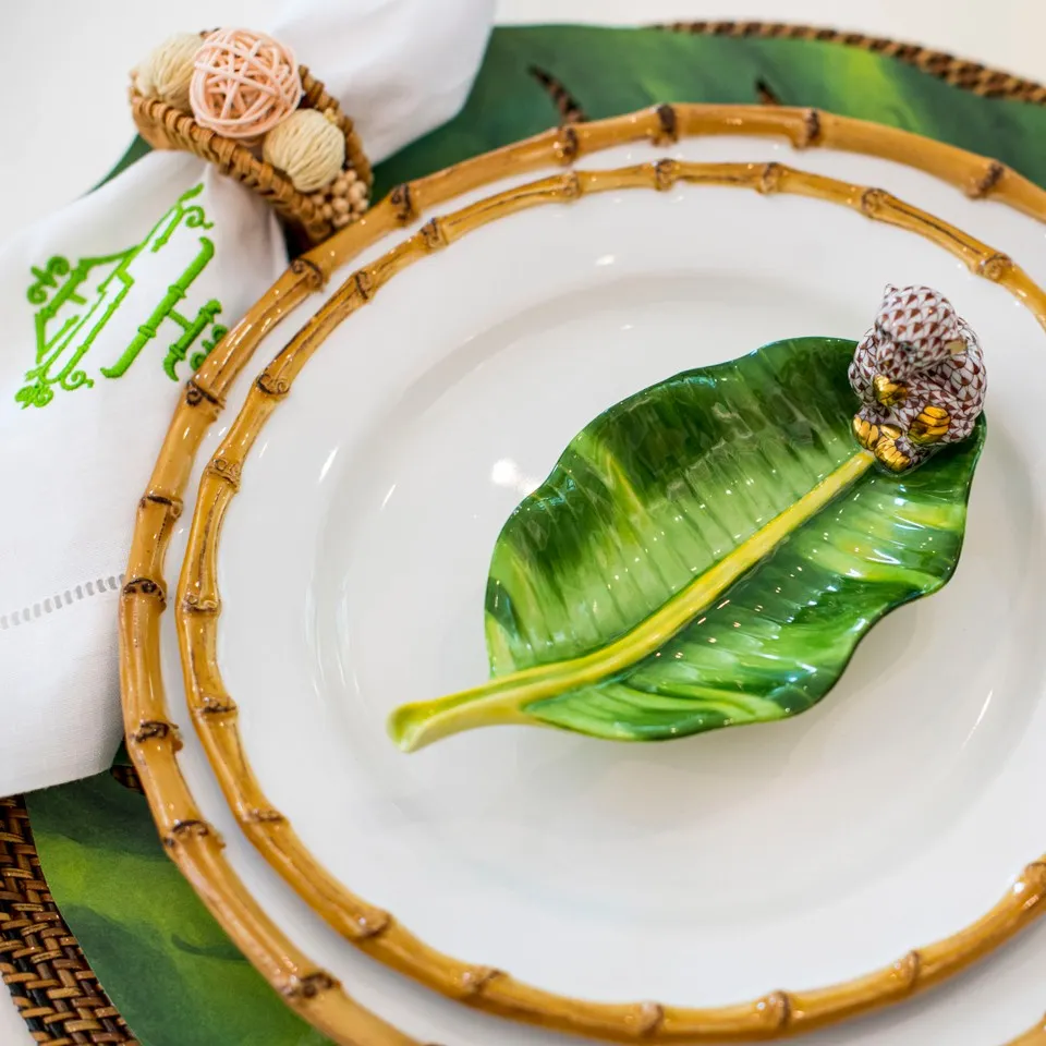 Bamboo Natural Dessert/Salad Plate