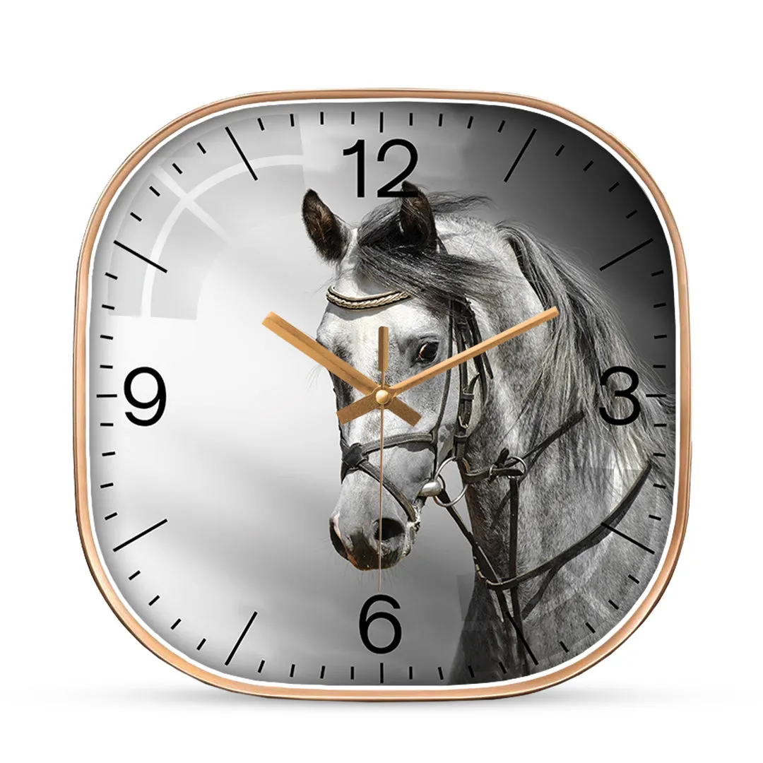 Beautiful horse wall clock