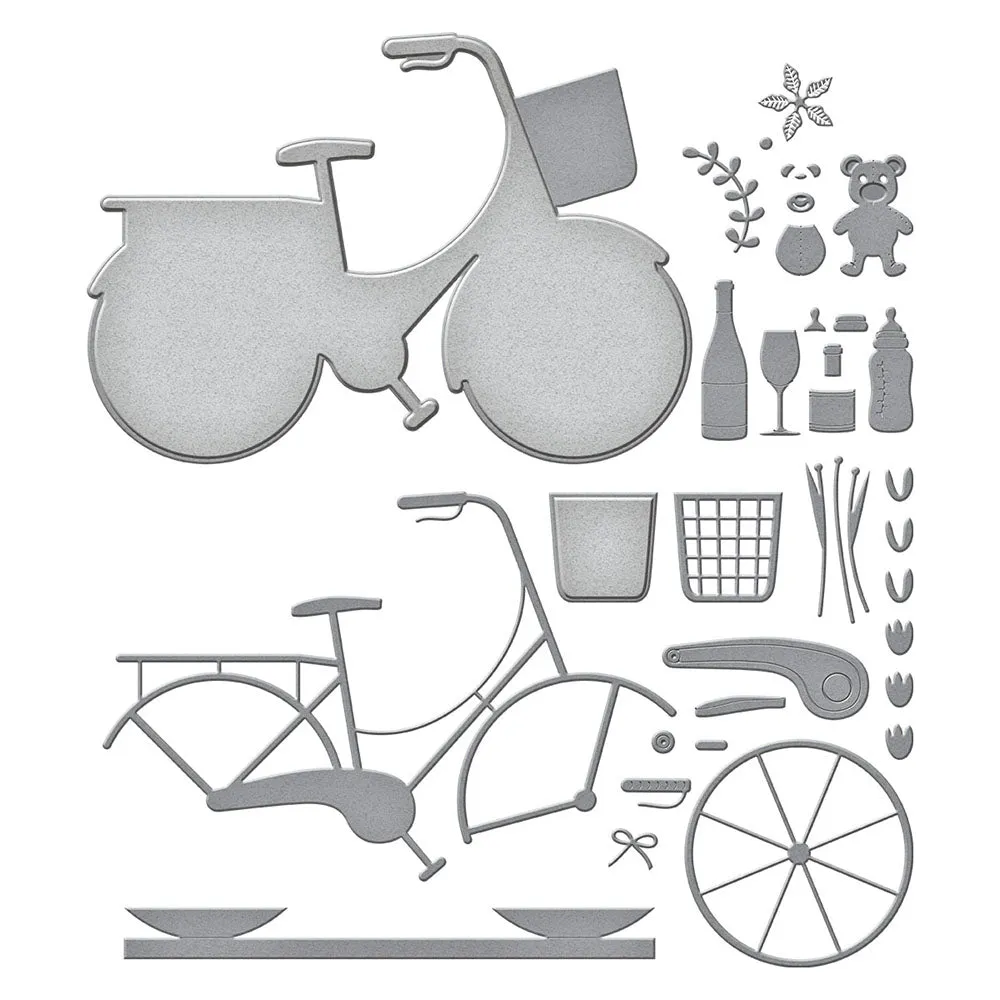 Big Bicycle Etched Die Set | Bibi Cameron