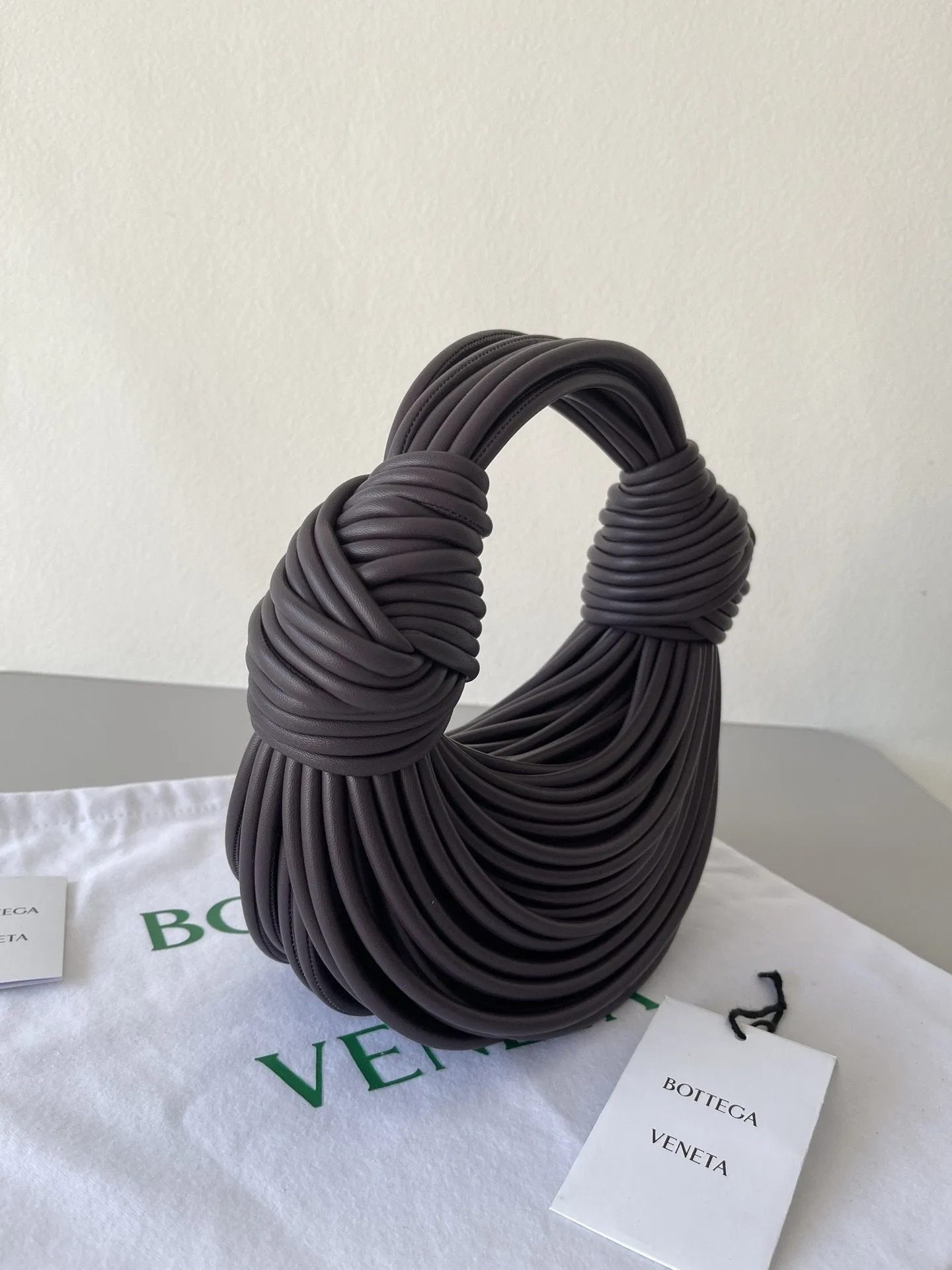 BV Double Knot Dark Violet, For Women, Bags 9.8in/25cm