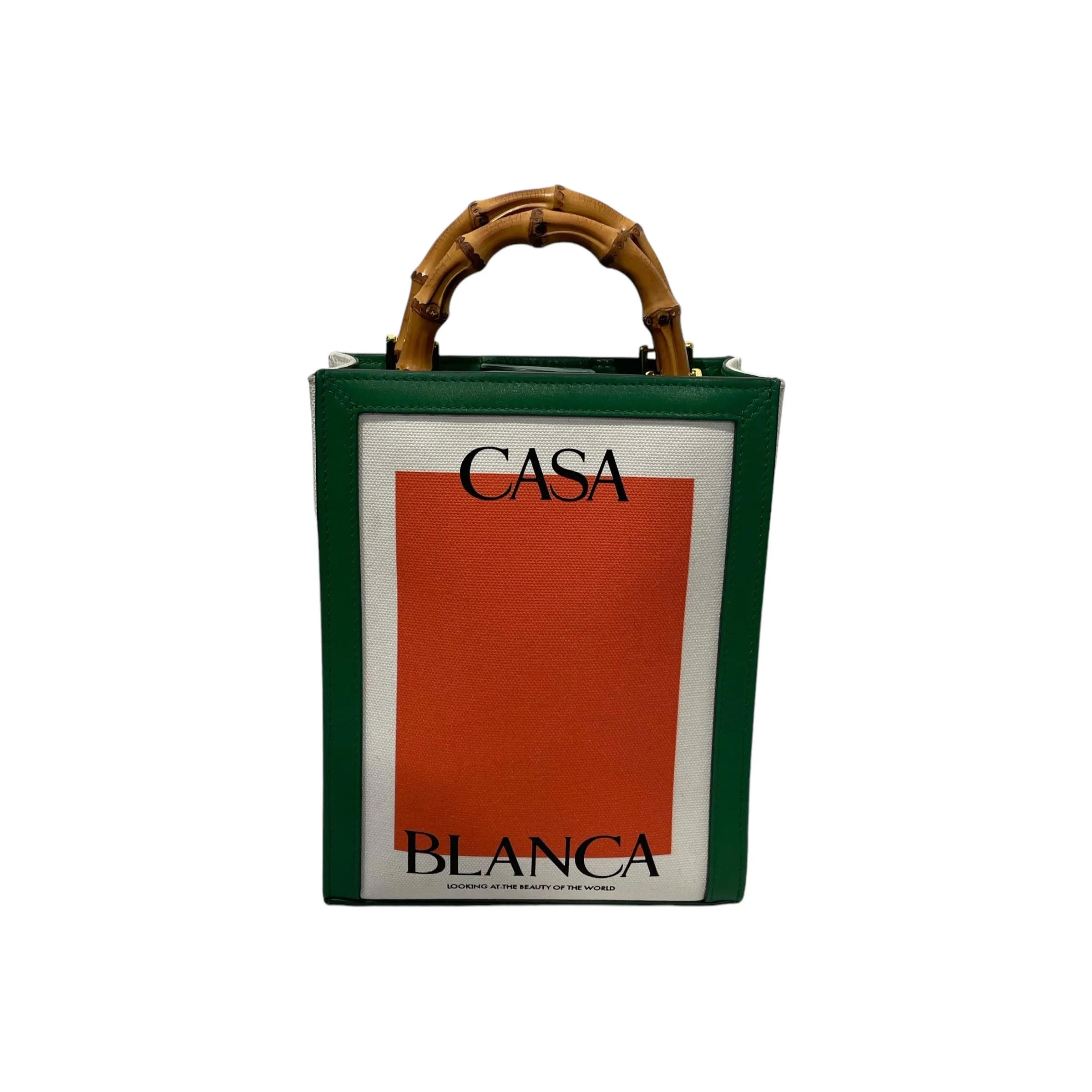 CASABLANCA/Tote Bag/GRN/casablanca mini tote