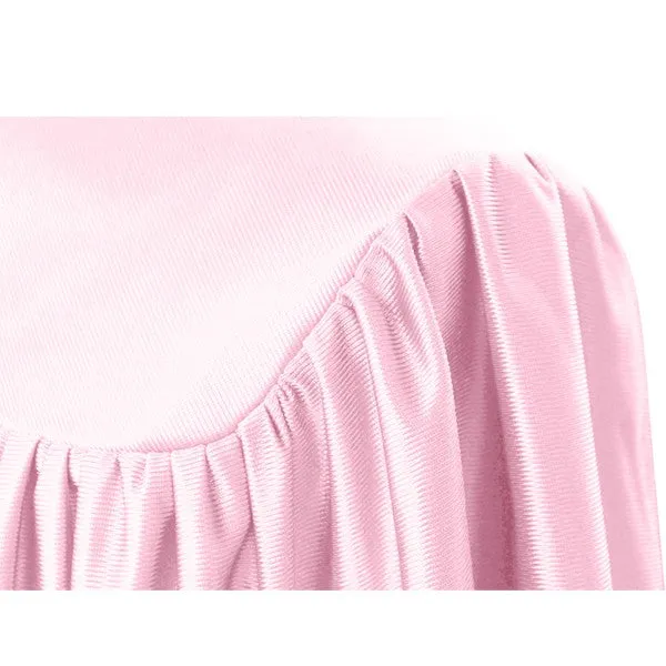 Child Shiny Pink Graduation Gown - Preschool & Kindergarten Gowns