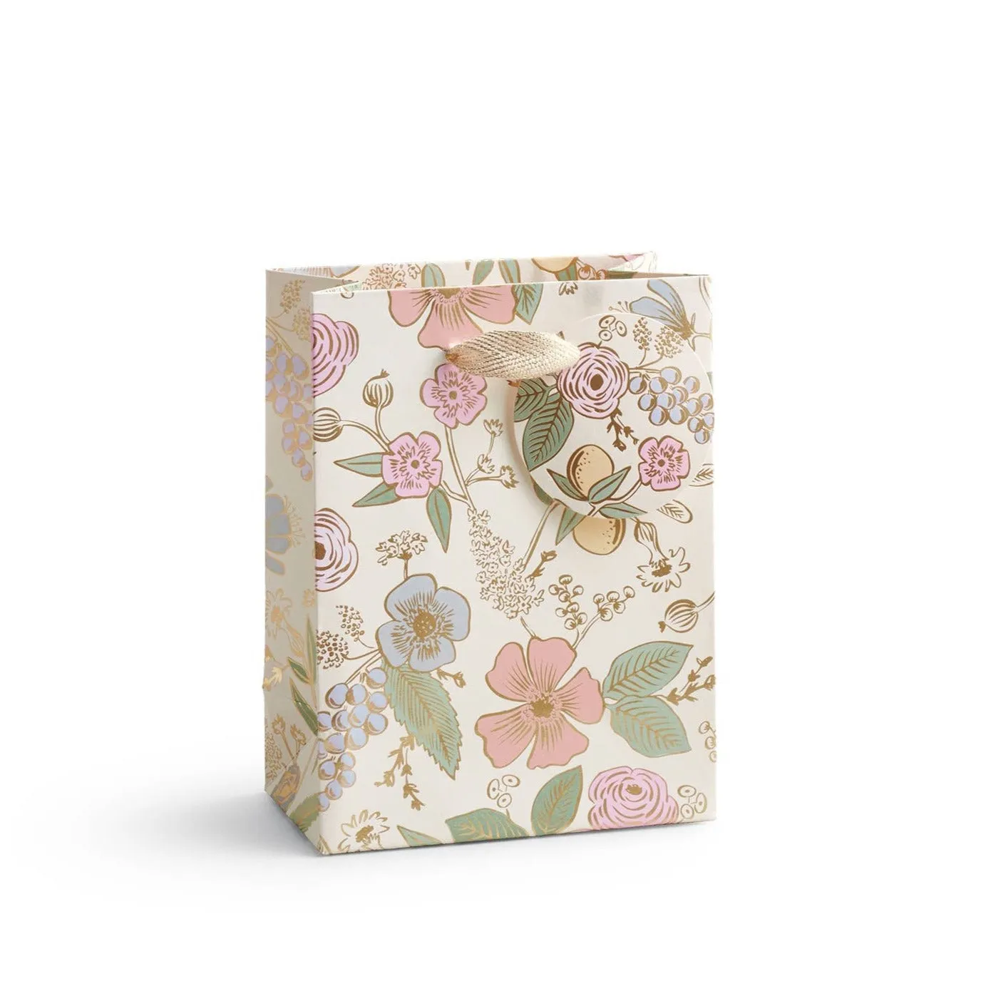 Colette Cream Floral Gift Bag by Rifle Paper Co