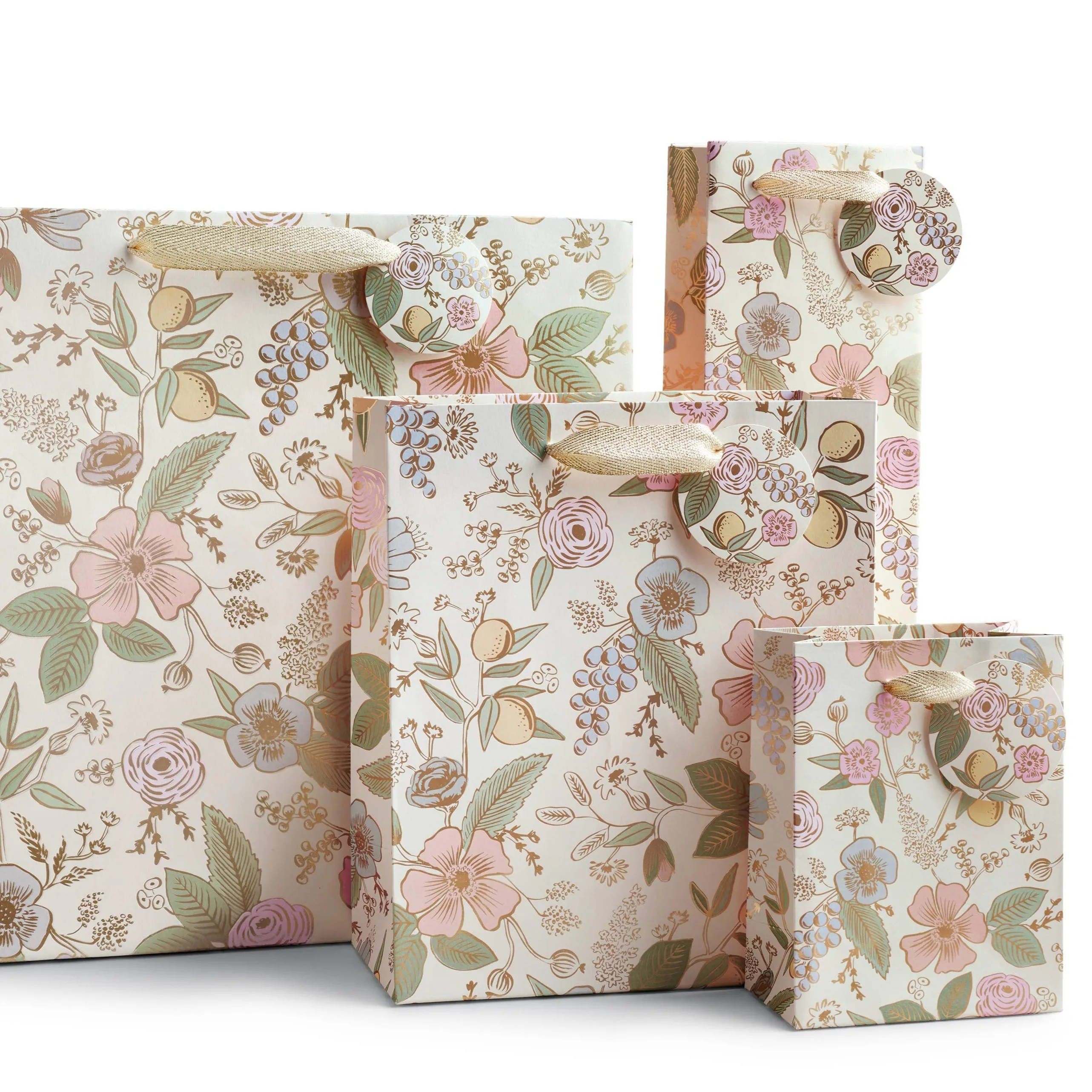 Colette Cream Floral Gift Bag by Rifle Paper Co