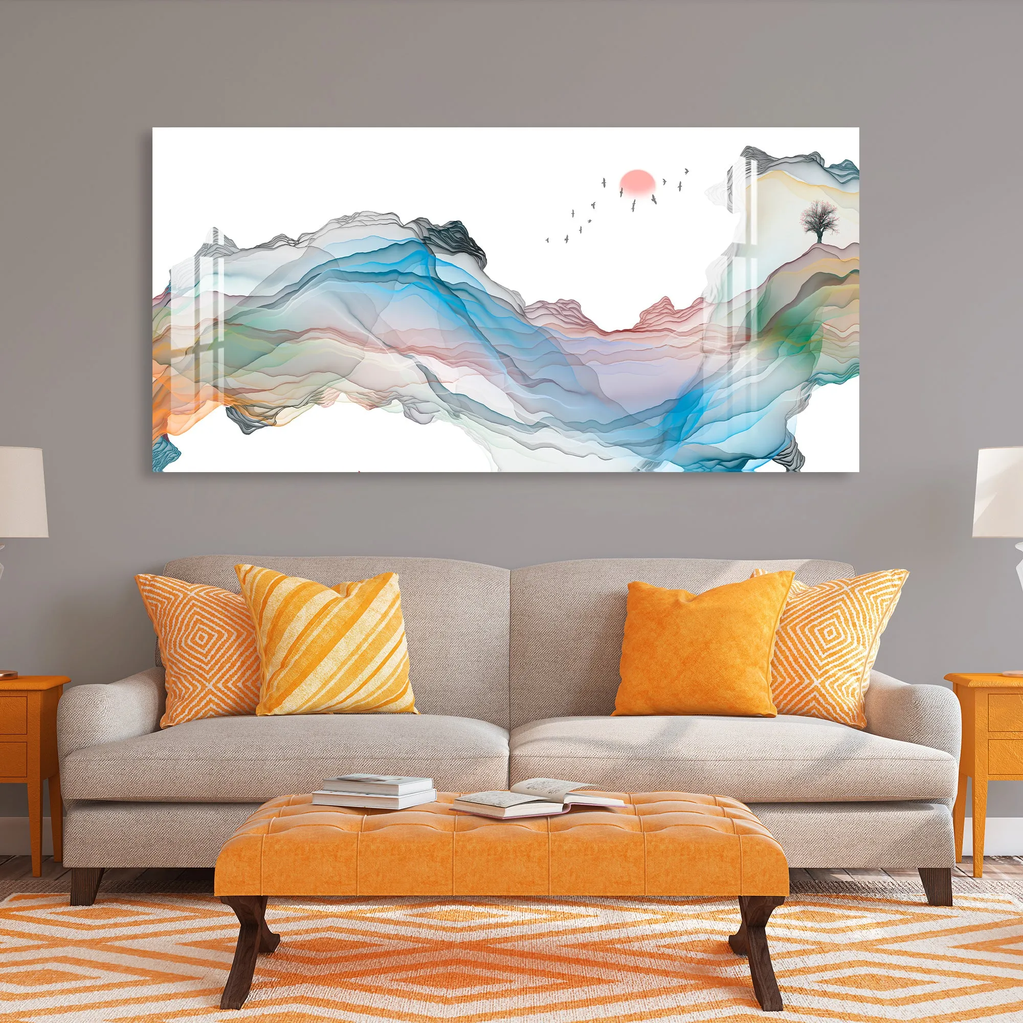 Colorful Surroundings Acrylic Wall Art