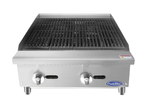 Cook-Rite Countertop CharBroiler 24in Natural Gas ATRC-24