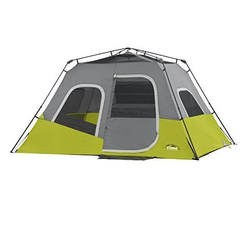 CORE 6 Person Instant Cabin Tent | Portable Large Pop Up Tent