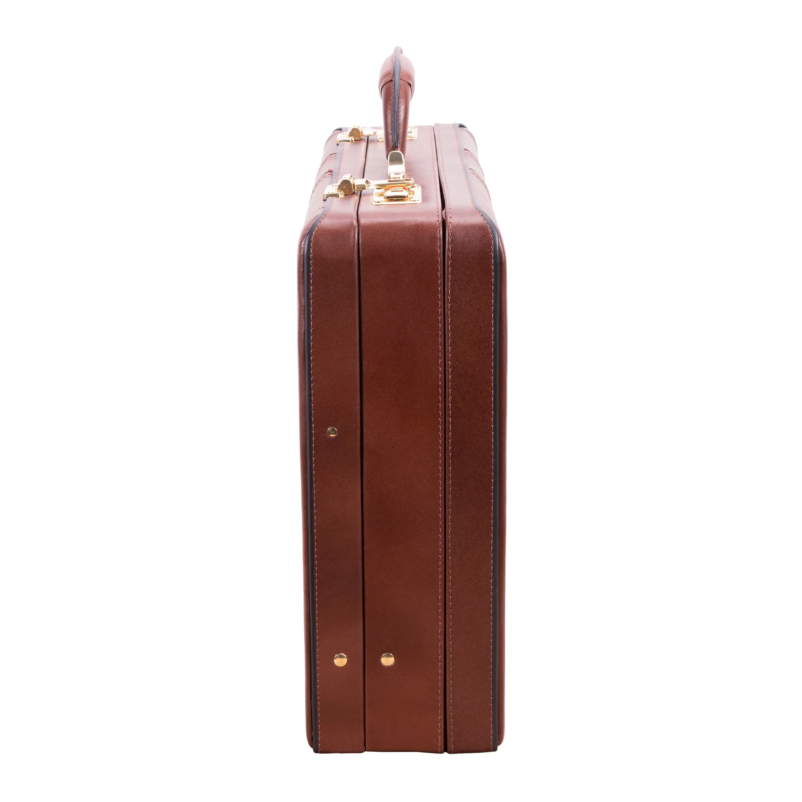 COUGHLIN | 5” Leather Expandable Attaché Briefcase