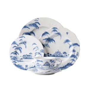 Country Estate Delft Blue 5 Piece Place Setting