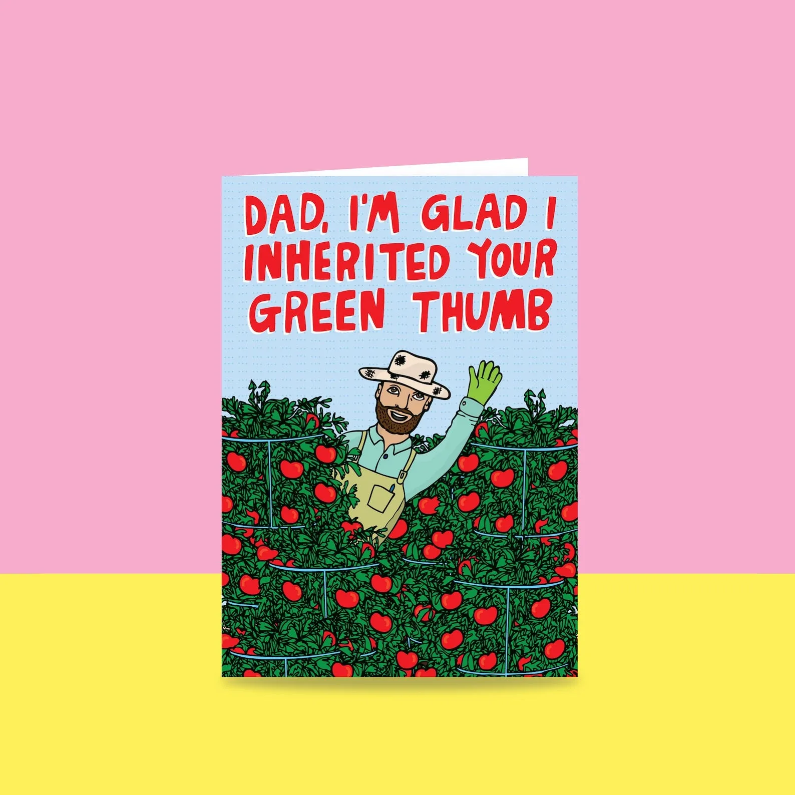 Dad Green Thumb Card