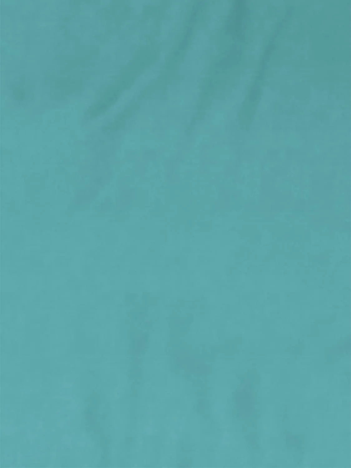 DDecor - Pack of 1 Turquoise Plain 100% Cotton Reversible Single Quilt