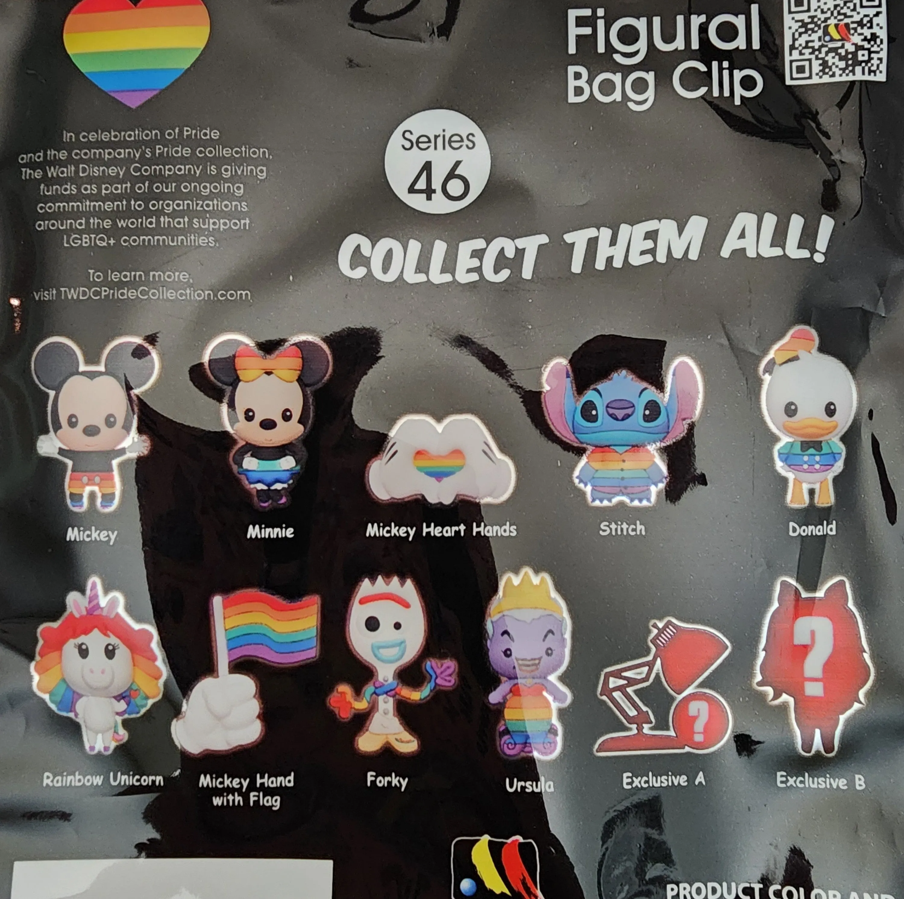 Disney Pride Collection Exclusive Mystery Bag Clip