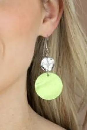 Earrings Opulently Oasis - Green E359