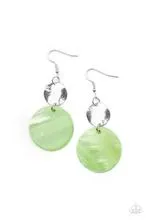 Earrings Opulently Oasis - Green E359