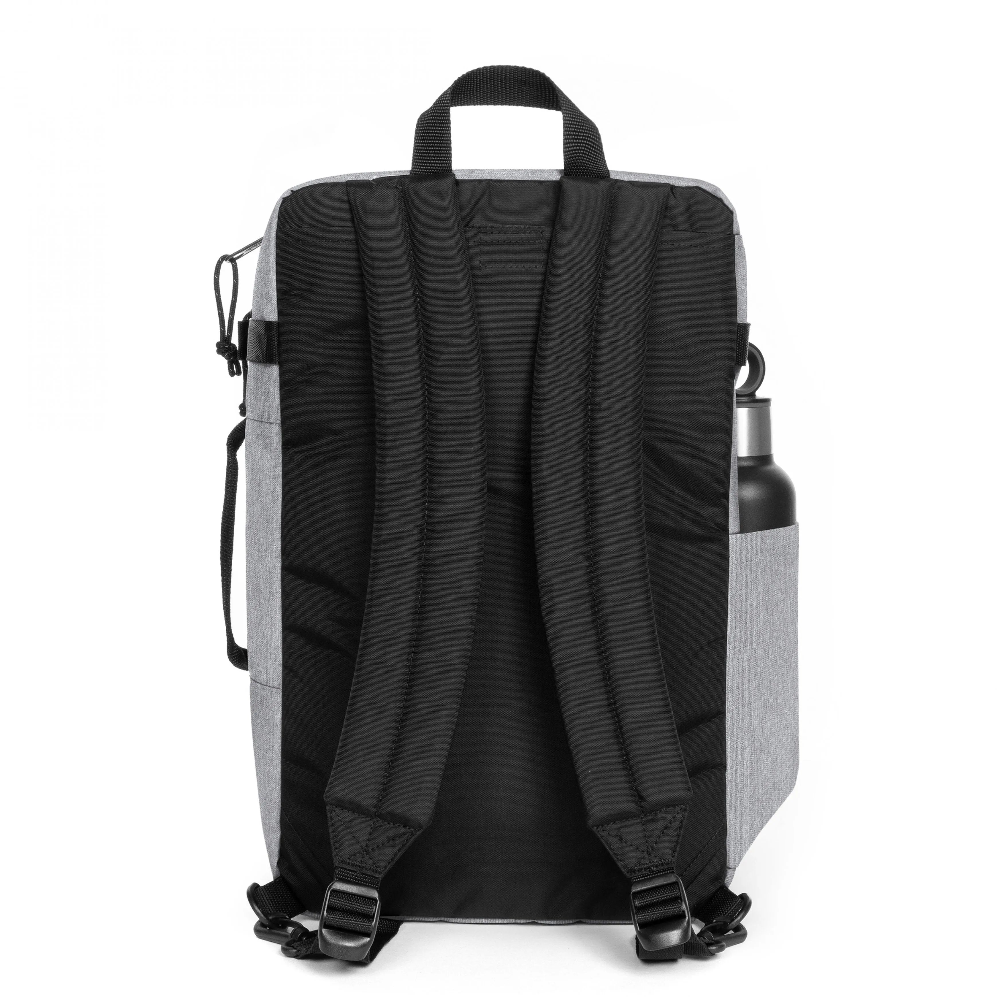 Eastpak Transit'R Pack Sunday Grey Small Duffle Bag Convertible to Backpack - EK0A5BHI3631