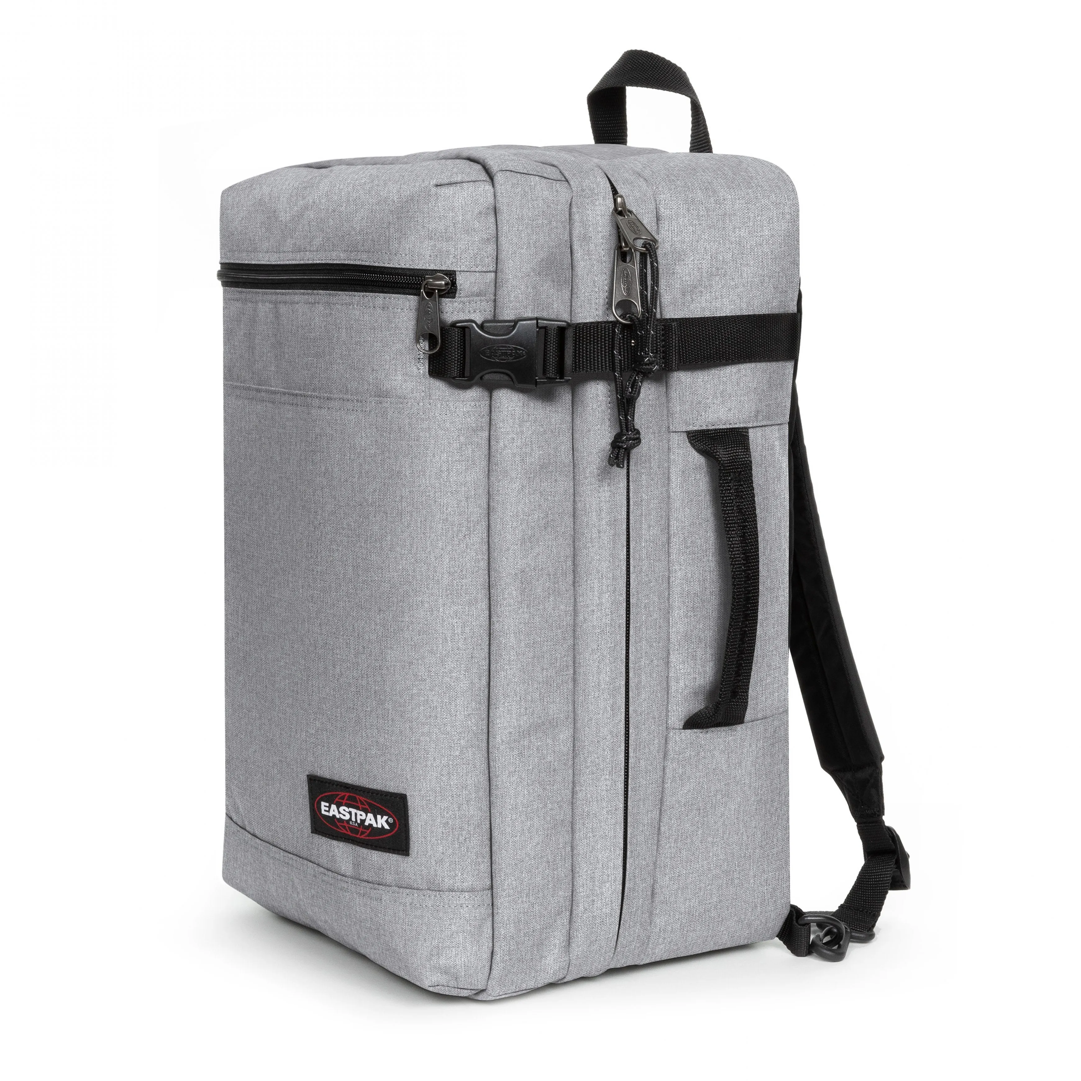 Eastpak Transit'R Pack Sunday Grey Small Duffle Bag Convertible to Backpack - EK0A5BHI3631