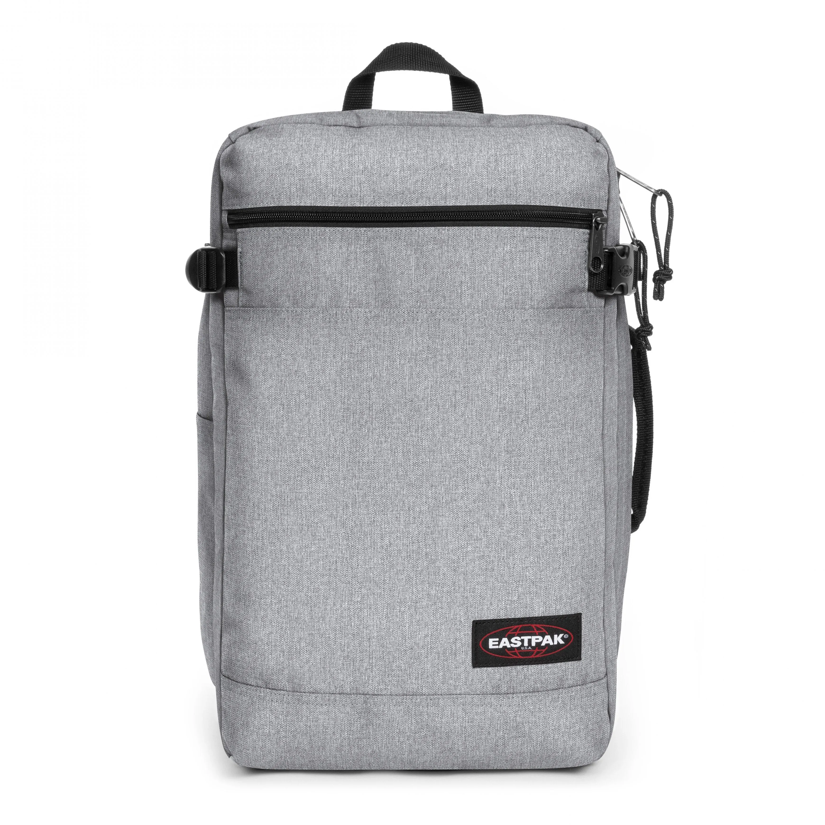 Eastpak Transit'R Pack Sunday Grey Small Duffle Bag Convertible to Backpack - EK0A5BHI3631