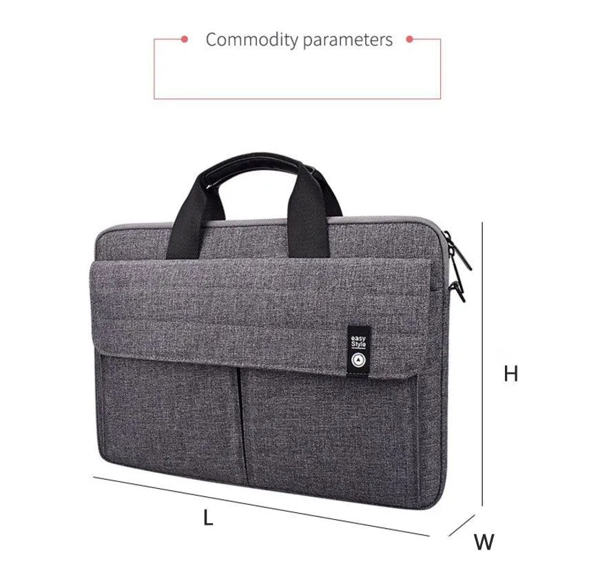 Easy Style Portable Business Laptop Bag-Black