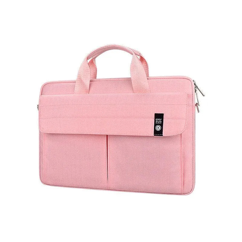 Easy Style Portable Business Laptop Bag- Pink