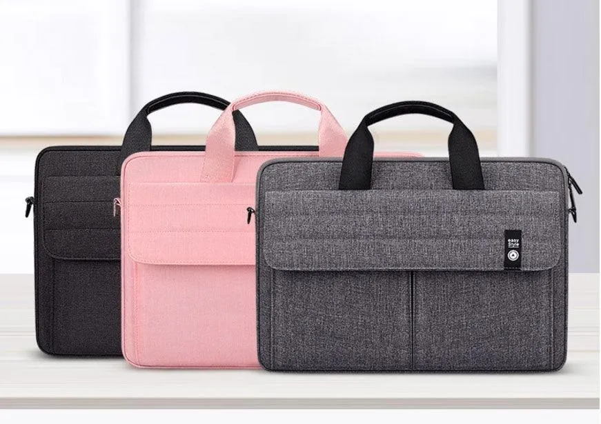 Easy Style Portable Business Laptop Bag- Pink