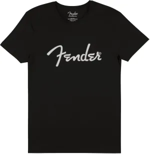 Fender Spaghetti Logo Men's T-Shirt, Black - Medium