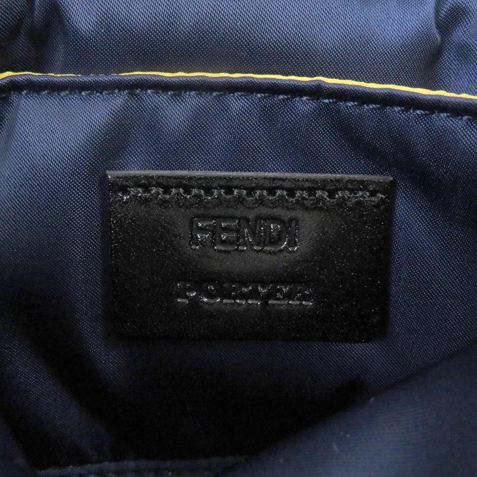 FENDI Sling bag 7AS138 Nylon Blueberry Blue Baguette Mini