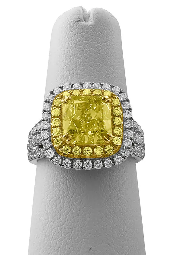 Fine Jewelry - Radiant Cut Yellow Diamond Ring