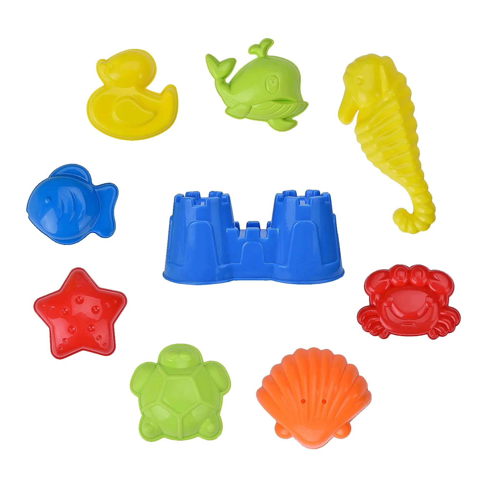 Fun Little Toys Kids 19 Pcs Beach Sand Toys Set Sand Water Wheel