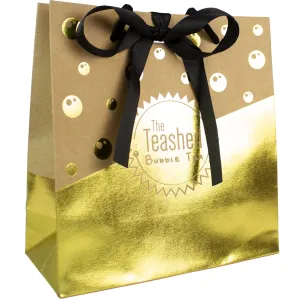 Gold Foiled Kraft Gift Bags