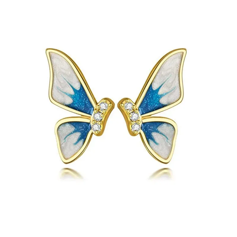 Gorgeous Butterfly Stud Earrings