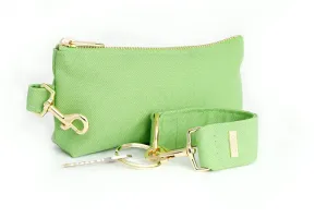 Green CANVAS 2-Piece KEYPIT Set • Wristlet