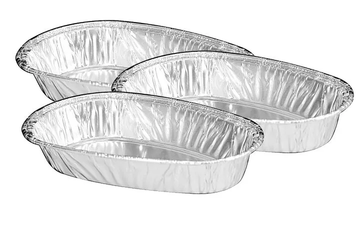 Handi-Foil 4" x 2" Mini-Potato Shell 125/PK