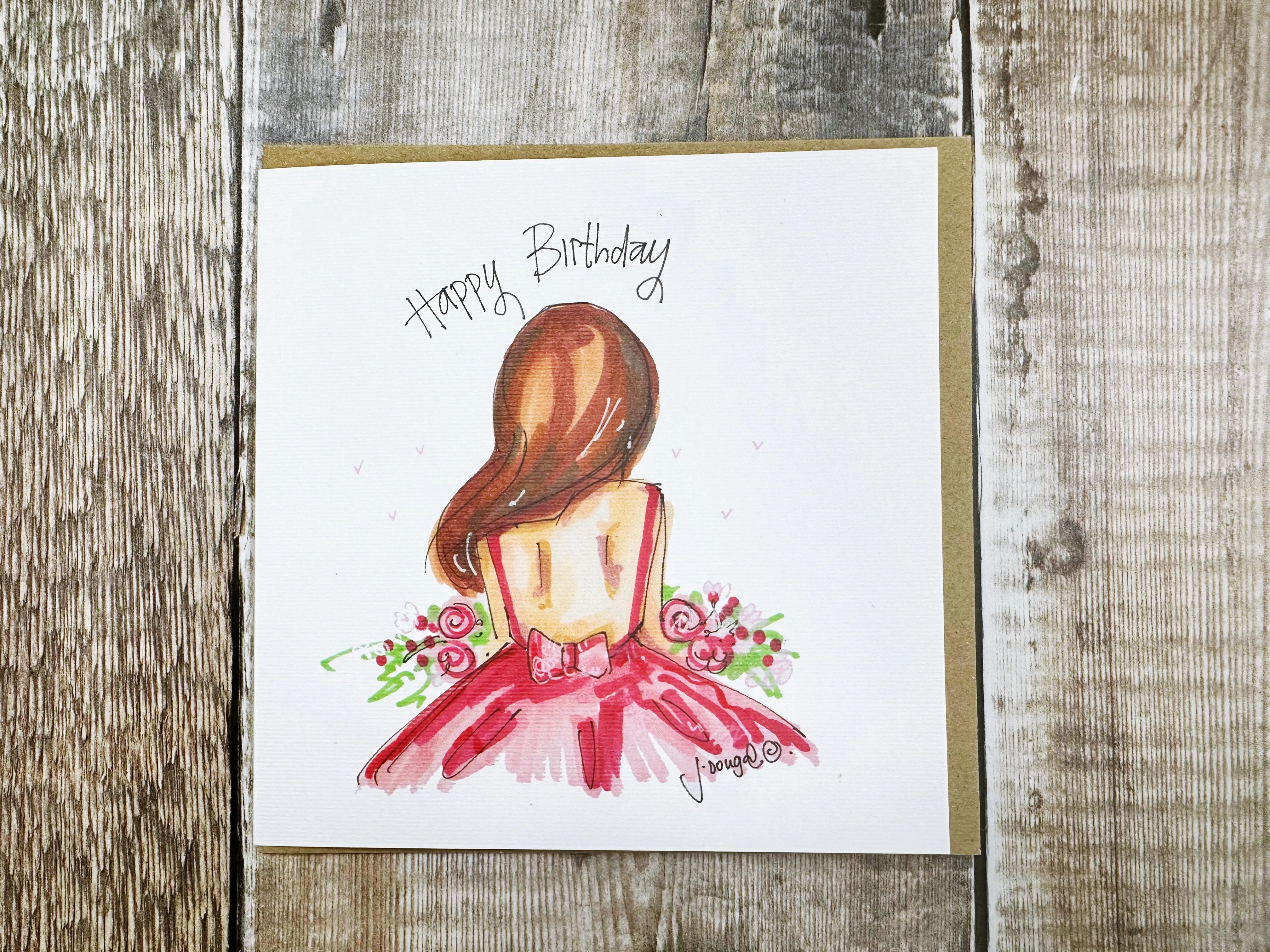 Happy Birthday Gorgeous Card - Personalised